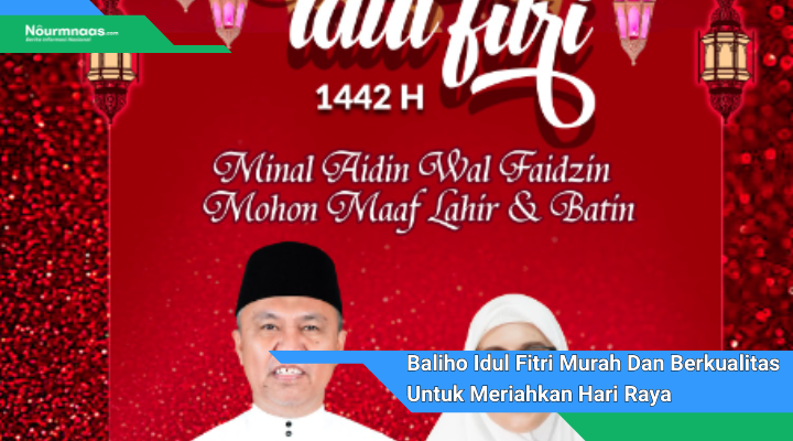 Baliho Idul Fitri Murah Dan Berkualitas Untuk Meriahkan Hari Raya