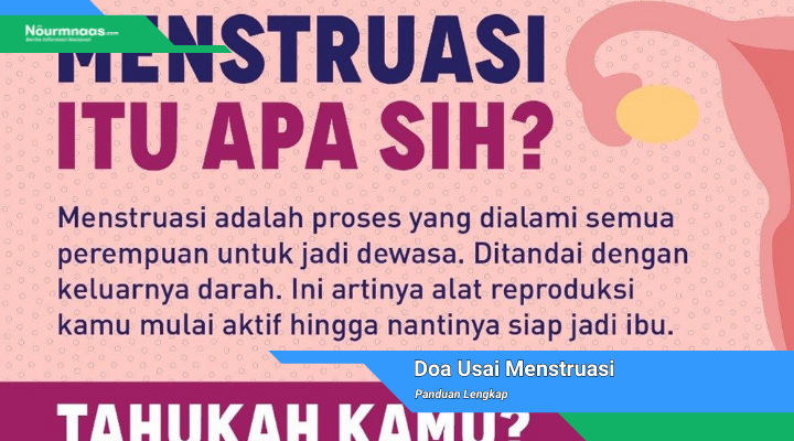 Doa Usai Menstruasi