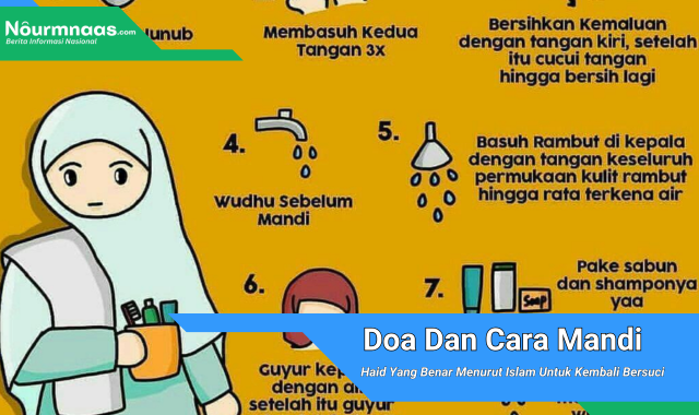 Doa Dan Cara Mandi Haid Yang Benar