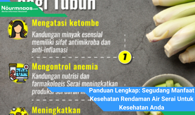 Panduan Lengkap: Segudang Manfaat Kesehatan Rendaman Air Serai Untuk Kesehatan Anda